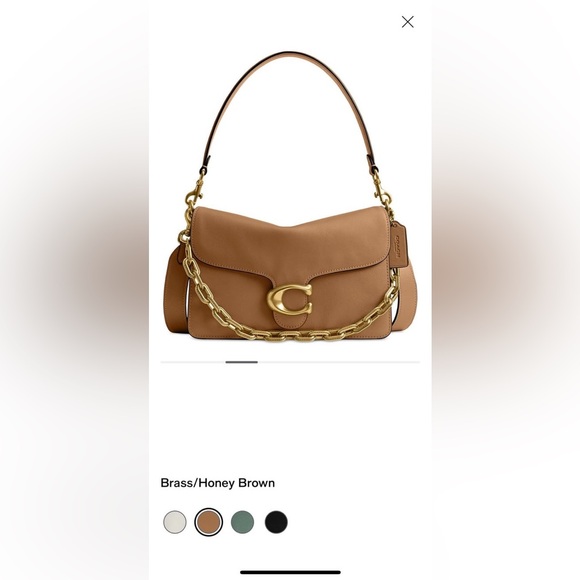 Coach Handbags - Coach Chain Tabby Shoulder Bag 30 in Honey Brown